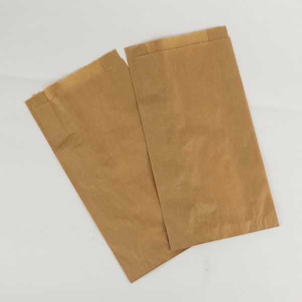 Torby Papierowe Fałdowe z Logo CMYK 100 szt Kraft Torebki Małe 29&times;15x6 cm