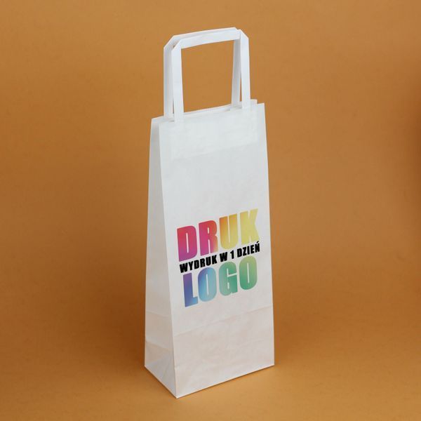 torba na alkohol z logo 16х8х39 cm 500 szt druk w 1 dzień
