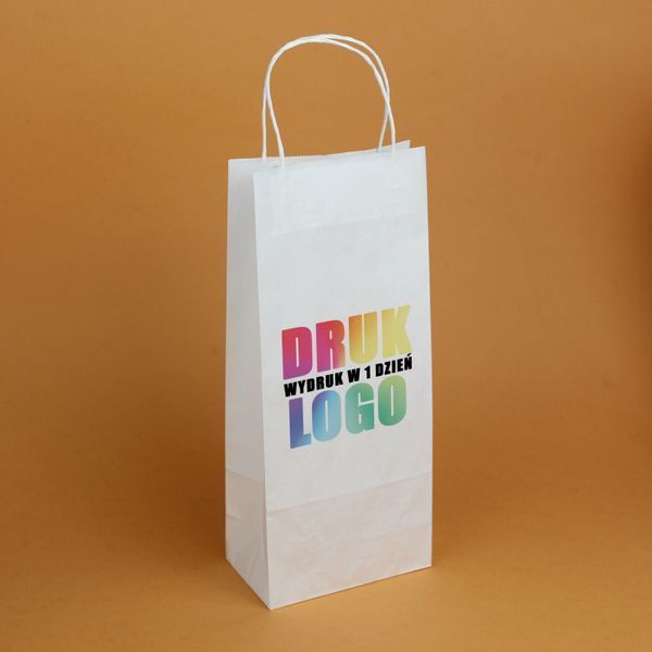 torba na alkohol z logo 16х8х39 cm 500 szt druk w 1 dzień