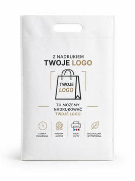Torby materiałowe non woven z logo 50 szt.